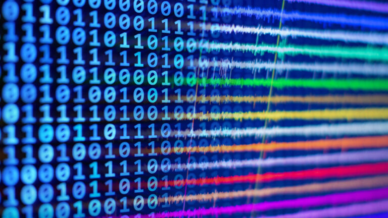 Abstract data image