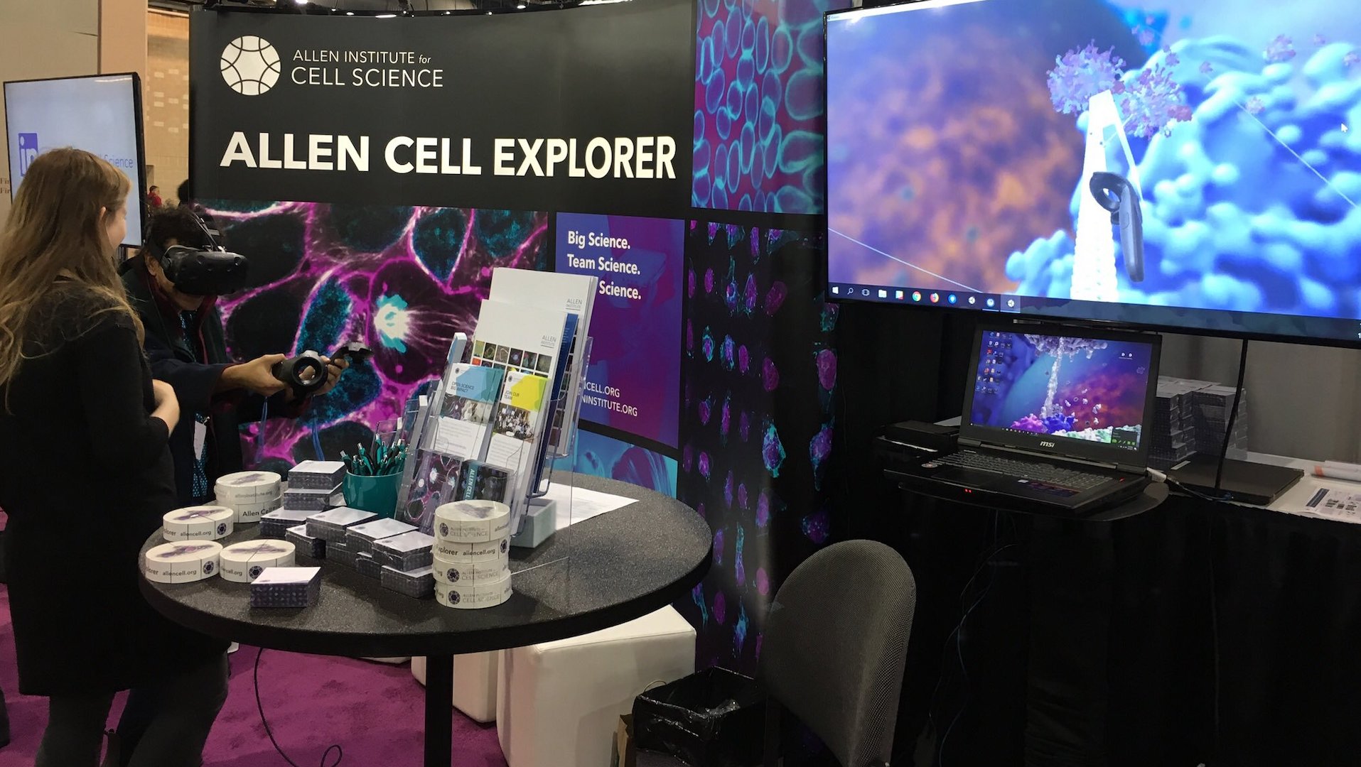 Allen Institute for Cell Science Booth at ISSCR