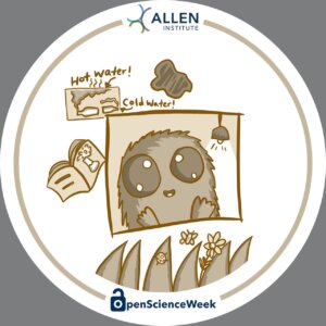 Sticker design for open science week by a 12 year old student