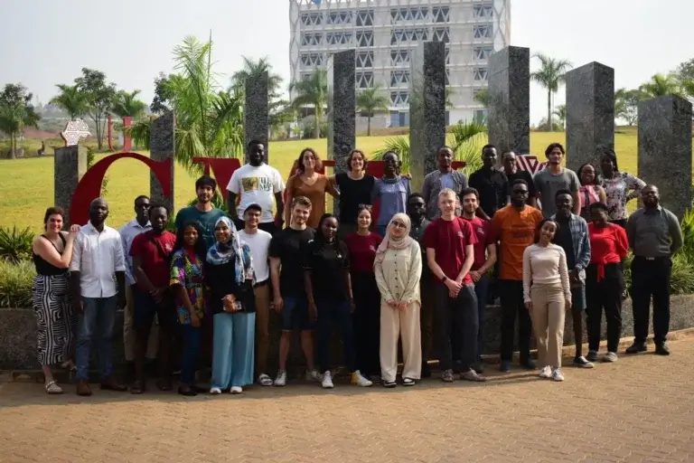 Students attending the TReND CaMinA workshop in Kigali, Rwanda (2024)