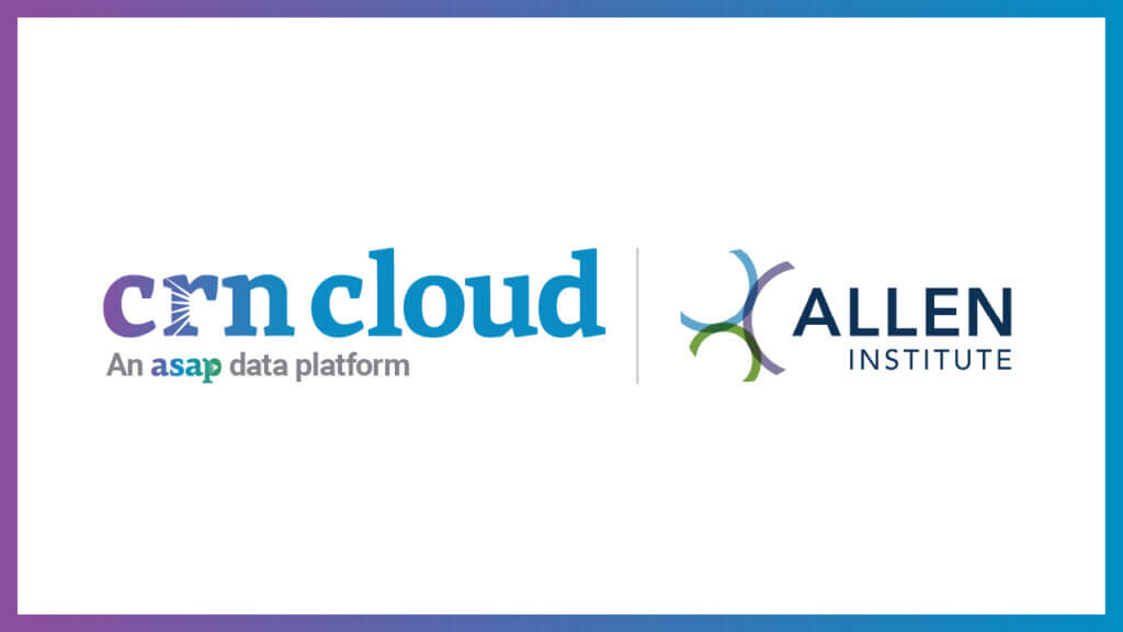 CRN Cloud and Allen Institute logo lockup